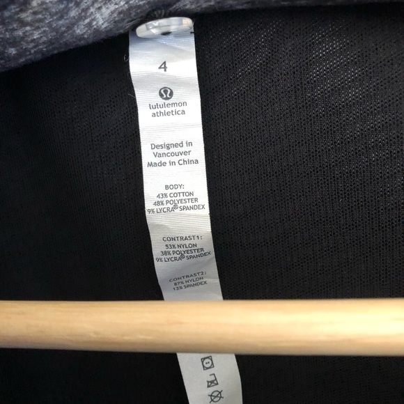 LULULEMON Ride On Blazer in Black/Fossil - Size 4 - Like New - Luon/Rulu Fabric - Picture 6 of 8